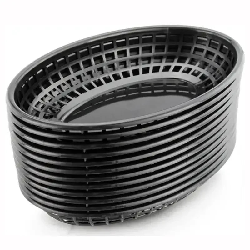 lot de 10 paniers ovales pour collations et service