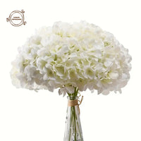 lot de 10 têtes d'hortensia artificielles pour décoration festive