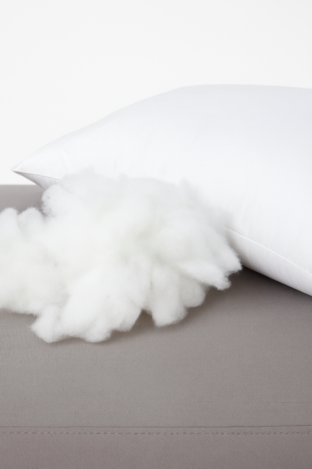 lot de 2 housses de coussin décoratives blanches rectangulaires - vue 3 sur 7
