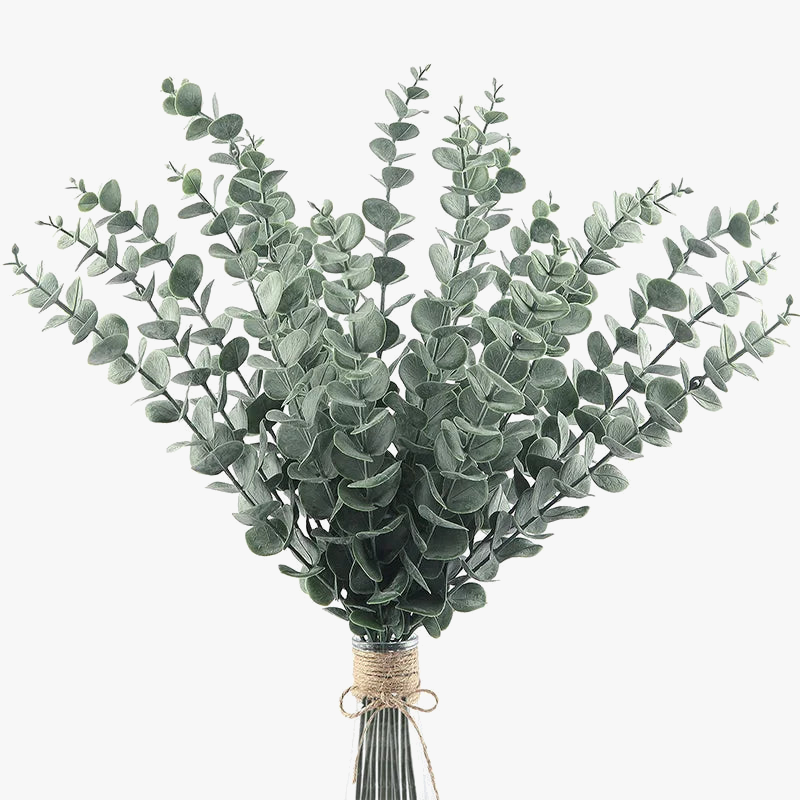 lot de 20 tiges d eucalyptus artificielles pour décorations festives