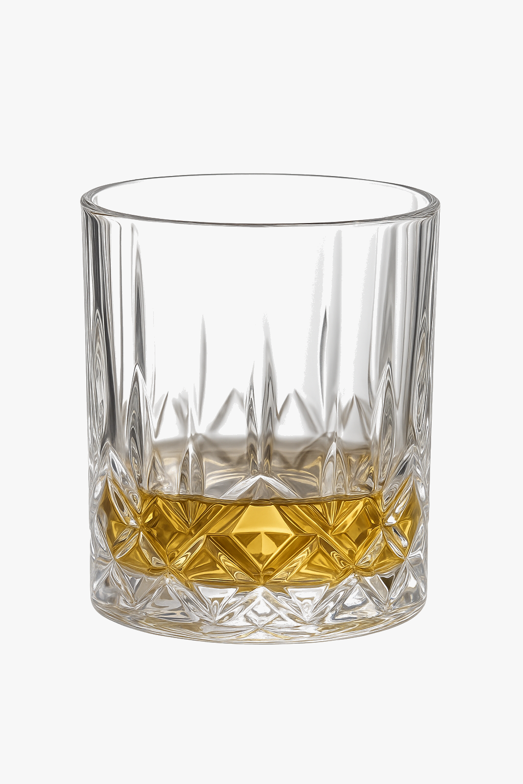 Lot verres whisky cristal relief bar maison élégant