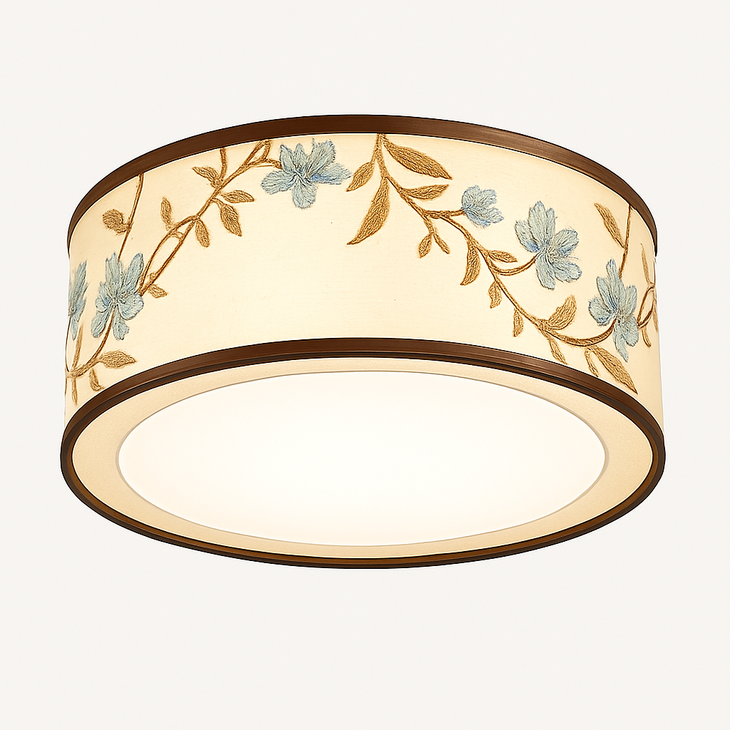 lustre chinois plafonnier chambre ronde Chinoiserie Luminaire Suspendu rétro maison salon étude Luminaire éclairage - vue 16 sur 17