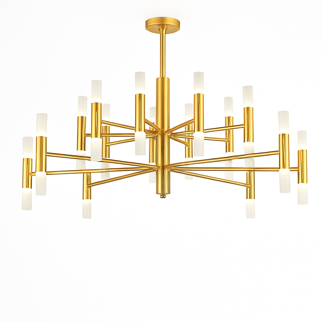 lustre de luxe moderne simple design artistique suspendu - vue 6 sur 12