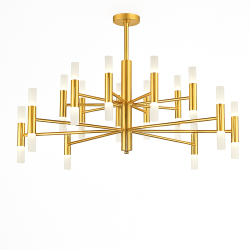 lustre de luxe moderne simple design artistique suspendu - vue 7 sur 12