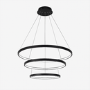 Lustre design anneaux suspendus à LED Deco