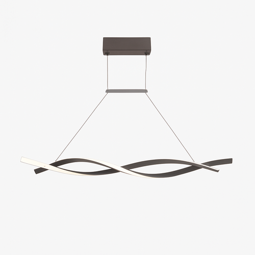 Lustre design LED en forme de vagues Callan