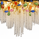 lustre en cristal de luxe pour décoration intérieure élégante