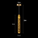 lustre en cristal led moderne pour décoration intérieure créative