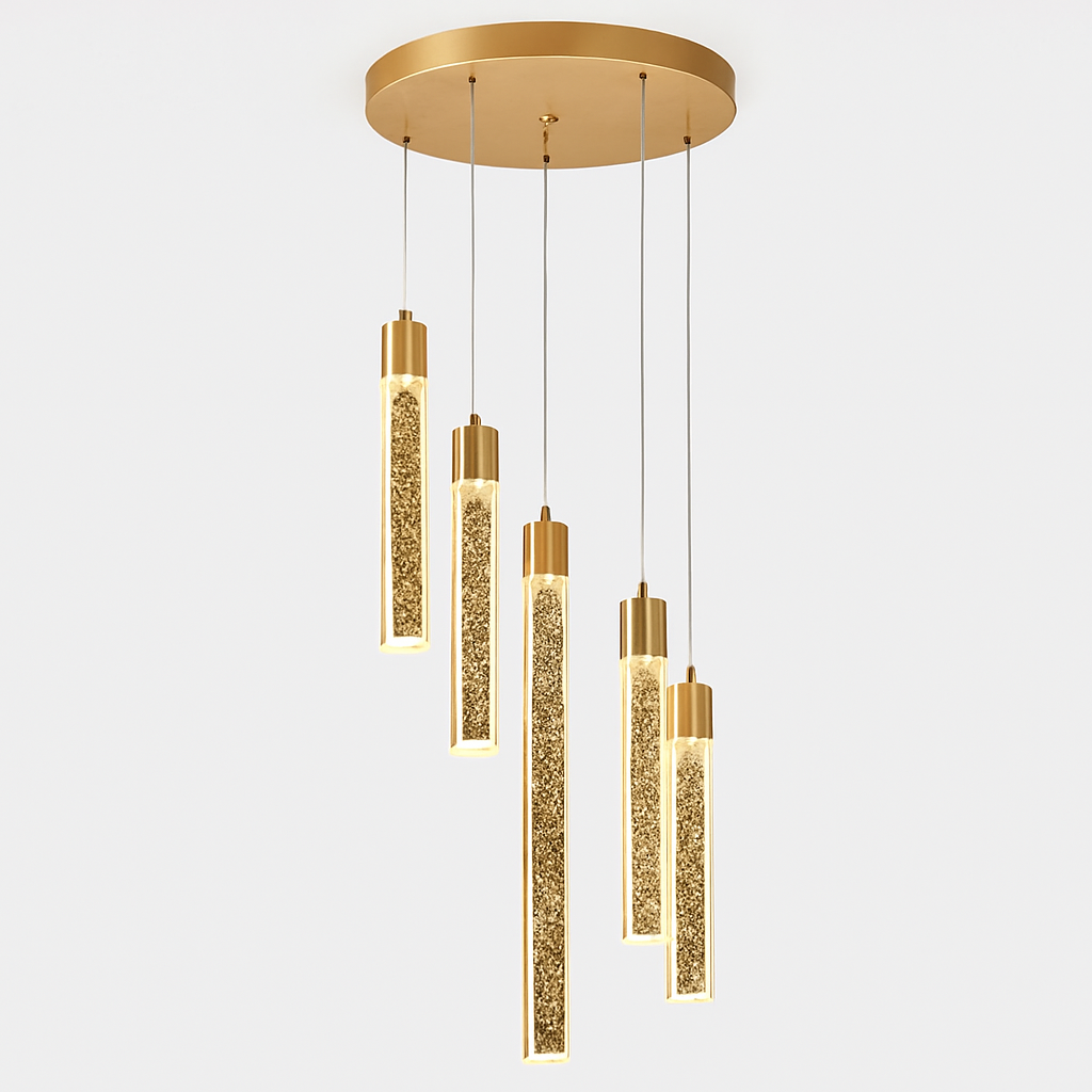 lustre en cristal led moderne pour décoration intérieure créative - vue 13 sur 22