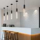 lustre en cristal led moderne pour décoration intérieure créative