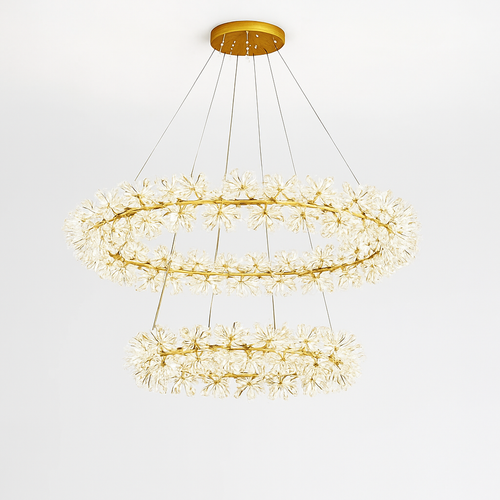 lustre en cristal moderne design créatif lumineux pour intérieur élégant - vue 2 sur 13