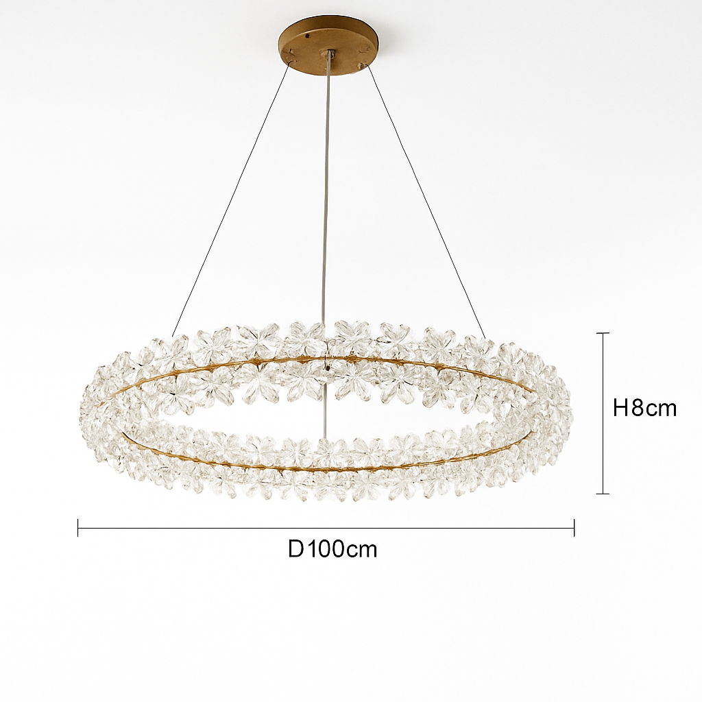 lustre en cristal moderne design créatif lumineux pour intérieur élégant - vue 6 sur 13