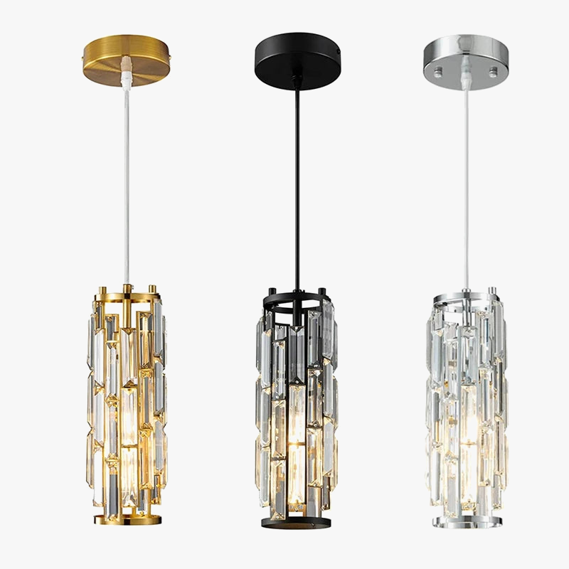lustre en cristal moderne pour éclairage intérieur élégant