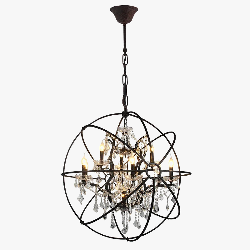 Lustre en cristal Vintage