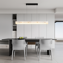 lustre en marbre et acier inoxydable à led dimmable