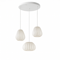 lustre en tissu wabi-sabi pour restaurant et bar décoratif