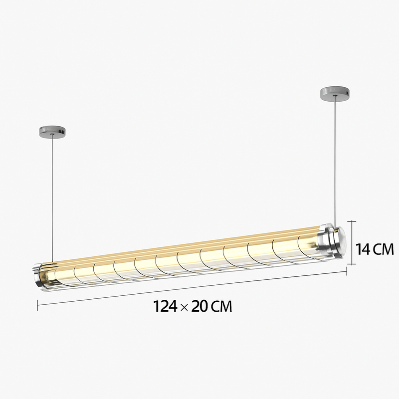 lustre industriel rétro en métal avec lumière led