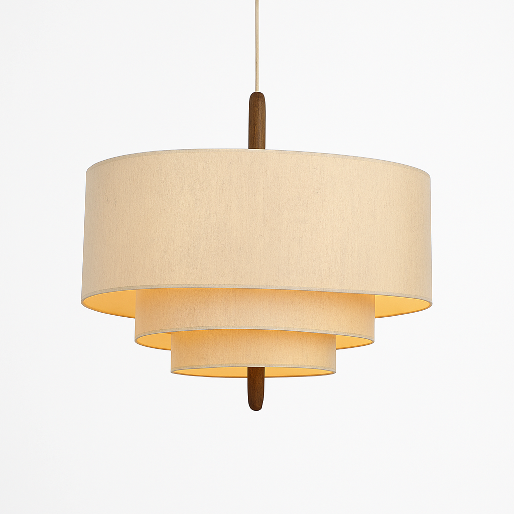 lustre japonais suspendu style rétro pour salon et restaurant - vue 3 sur 9