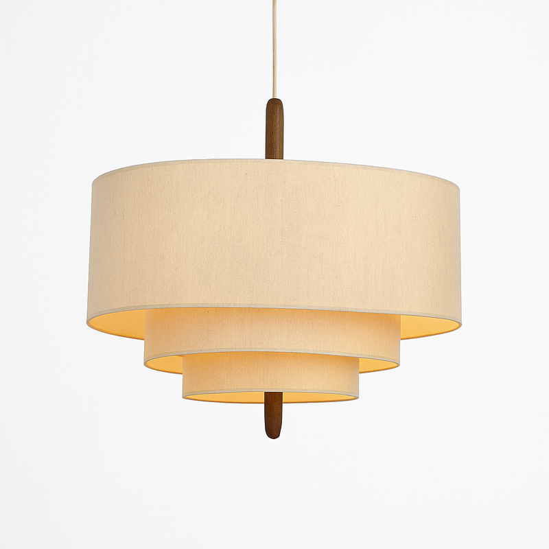 lustre japonais suspendu style rétro pour salon et restaurant