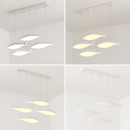 lustre led acrylique suspendu forme de poisson moderne