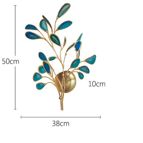 lustre led art déco en agate colorée pour un éclairage élégant - vue 13 sur 15