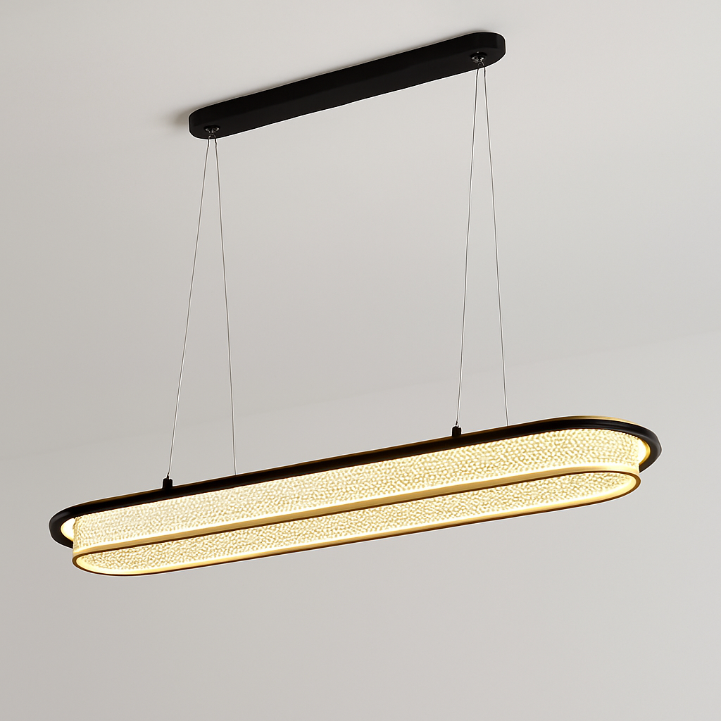 lustre led circulaire de luxe pour décoration intérieure moderne - vue 10 sur 14