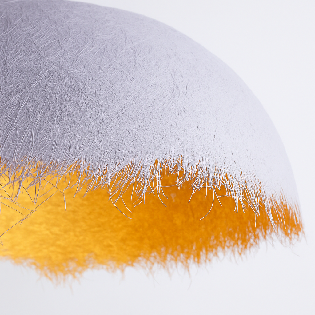 lustre led créatif demi-mois designer italien éclairage intérieur - vue 7 sur 15