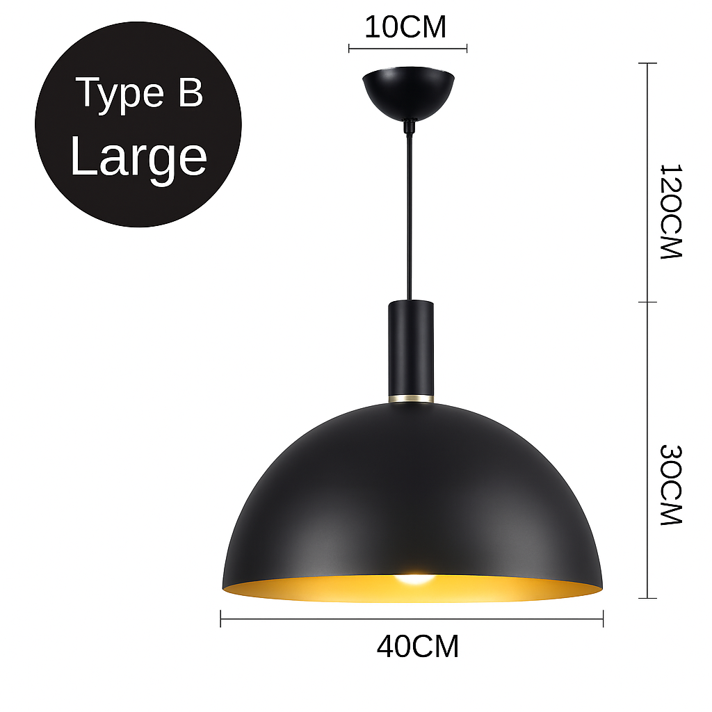lustre led créatif style industriel rétro pour restaurant - vue 17 sur 23