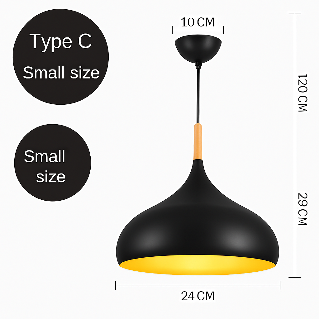lustre led créatif style industriel rétro pour restaurant - vue 10 sur 23