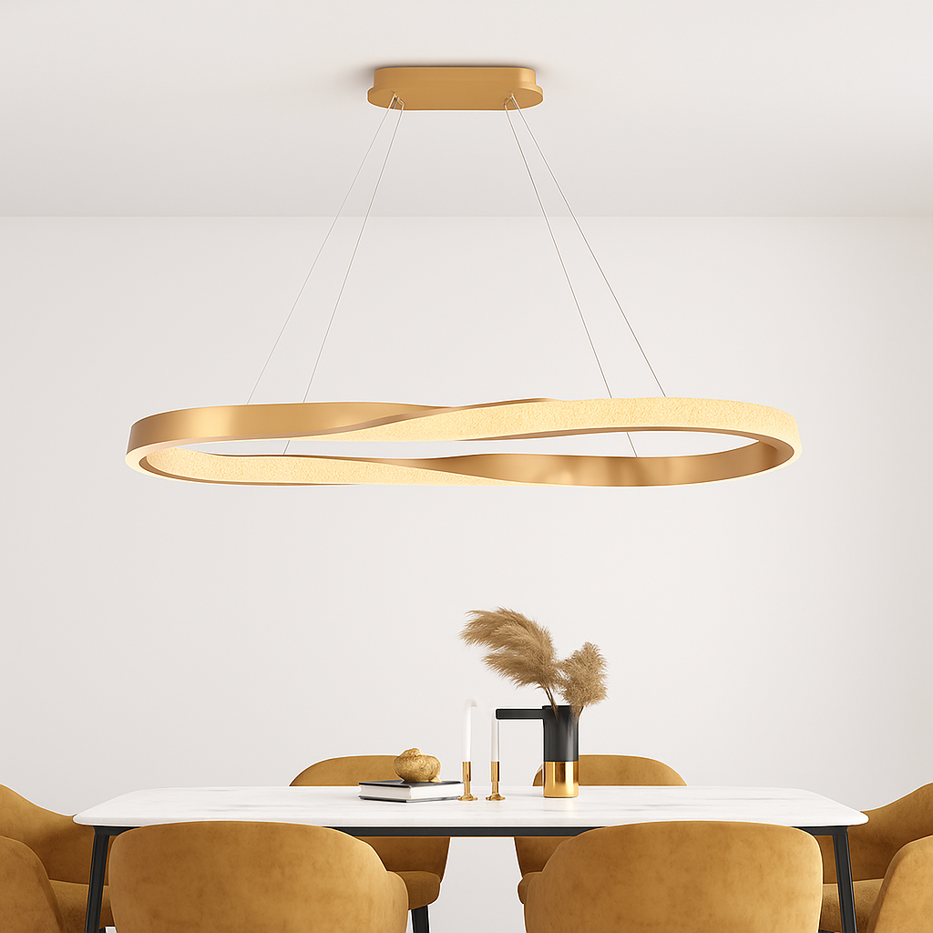 Lustre led cristal design moderne - vue 2 sur 7