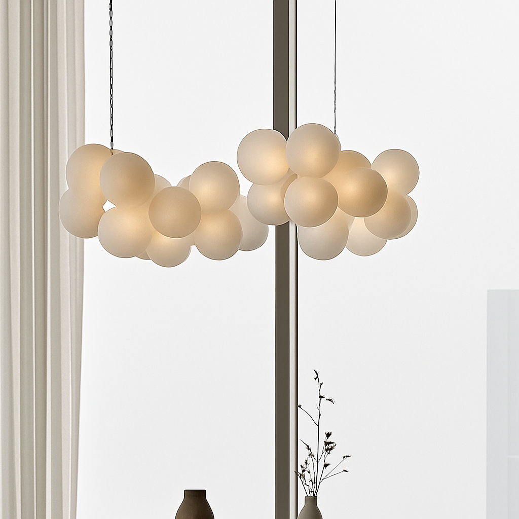 Lustre LED design moderne pour décoration intérieure - vue 4 sur 10