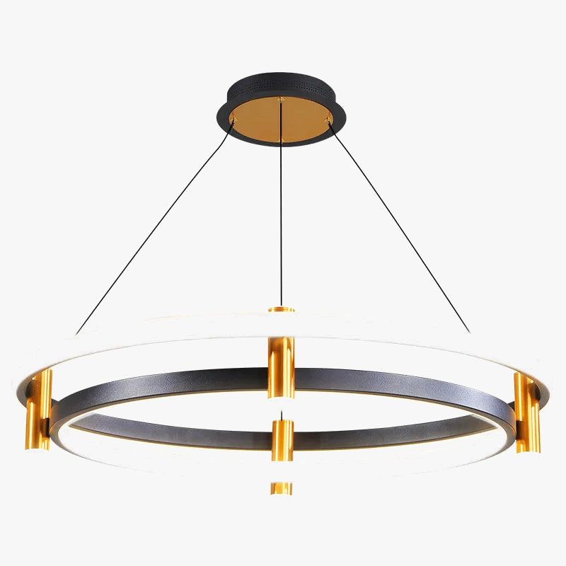 lustre led nordique anneau suspension lumière décorative
