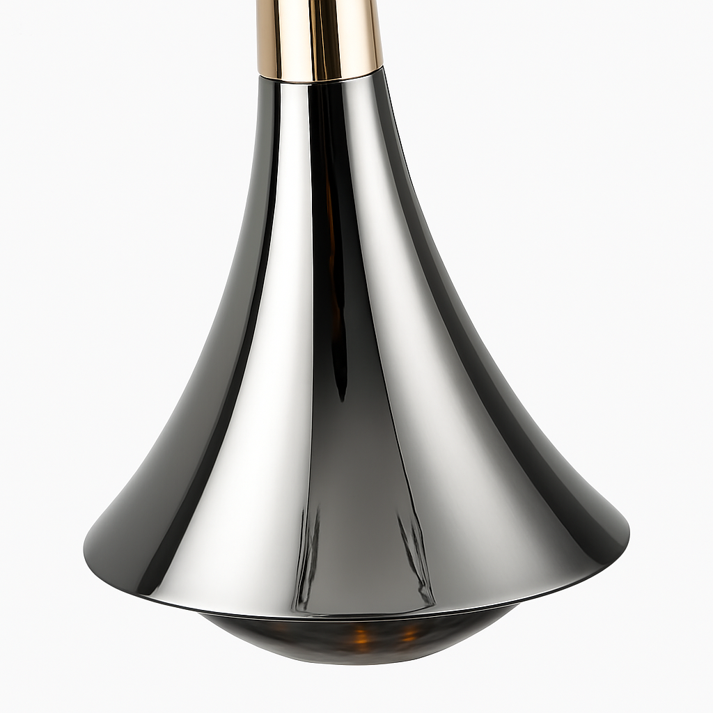 lustre led nordique anti-éblouissant en aluminium à intensité variable - vue 3 sur 8