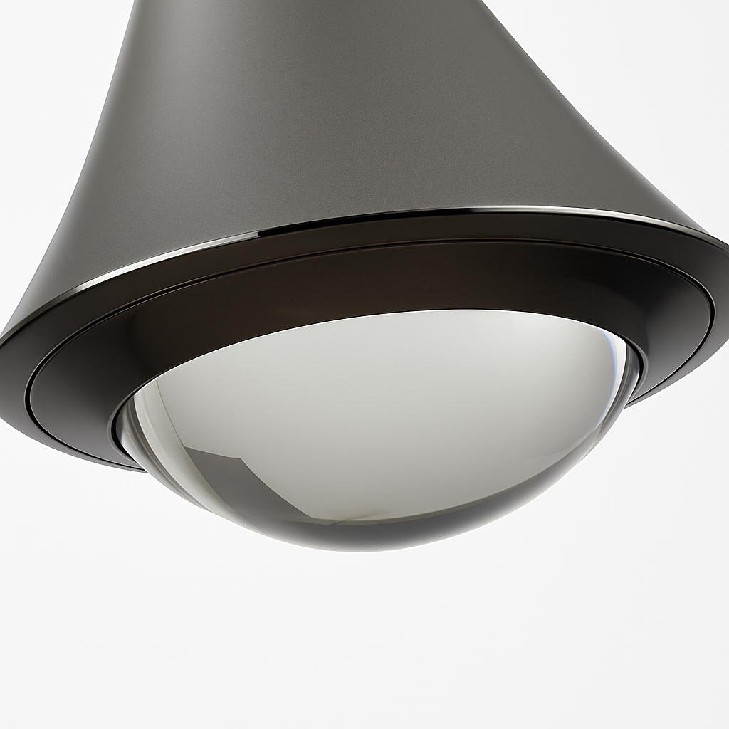 lustre led nordique anti-éblouissant en aluminium à intensité variable - vue 4 sur 8
