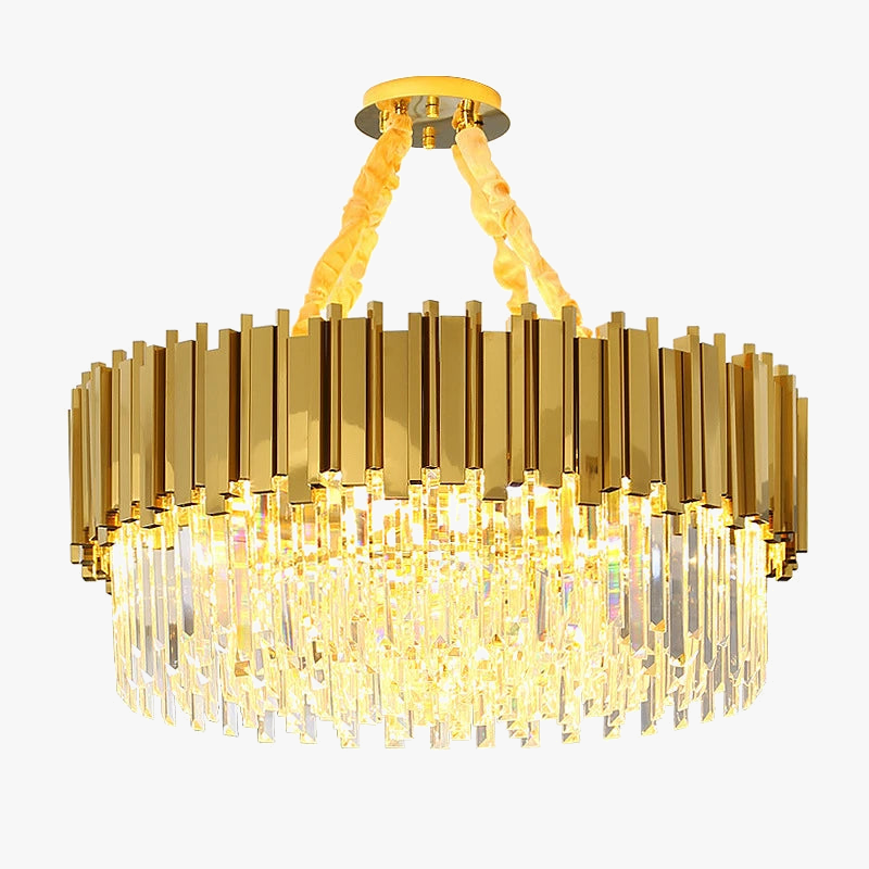 lustre moderne en cristal pour éclairage à la maison