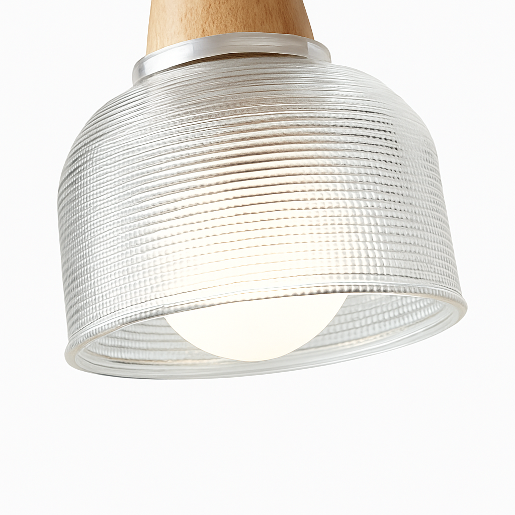 lustre moderne en verre design pour éclairage intérieur vintage - vue 7 sur 30