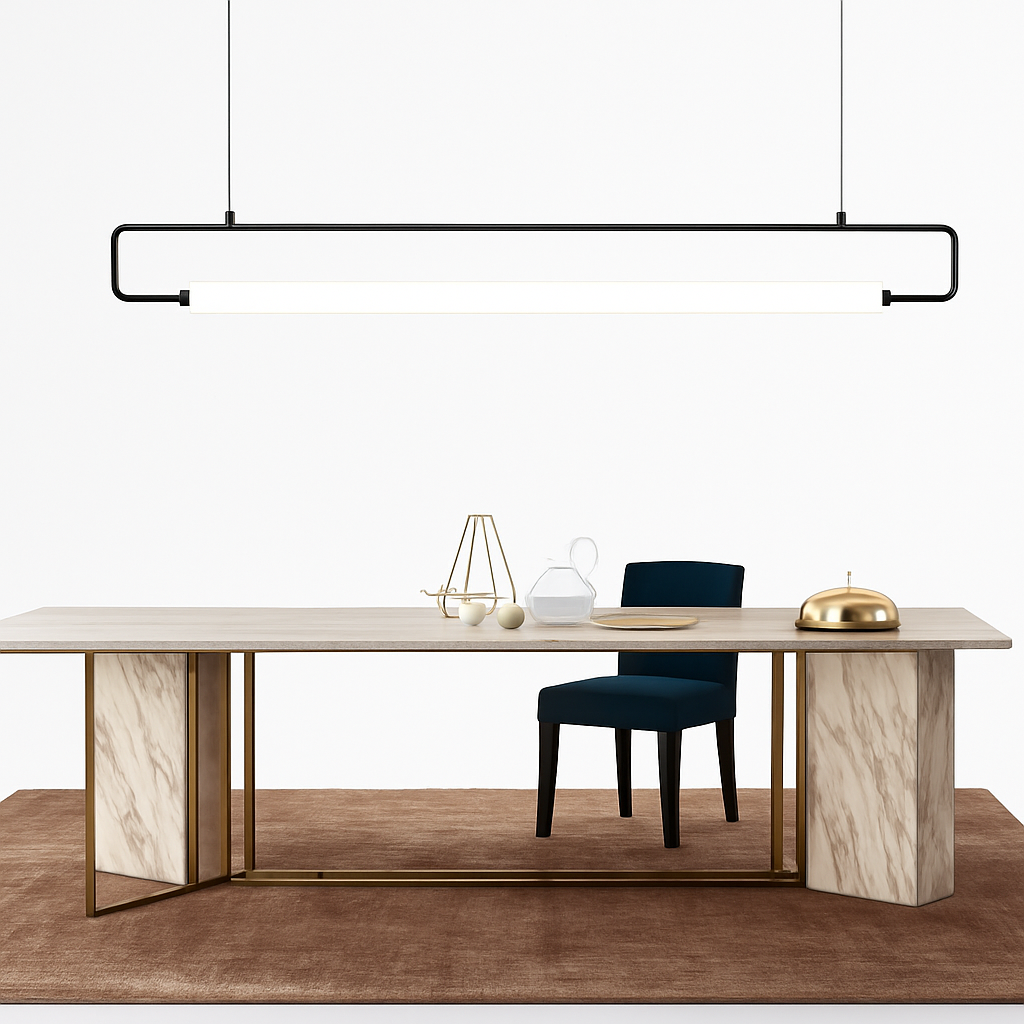 lustre moderne led suspendu lampara éclairage nordique - vue 7 sur 8