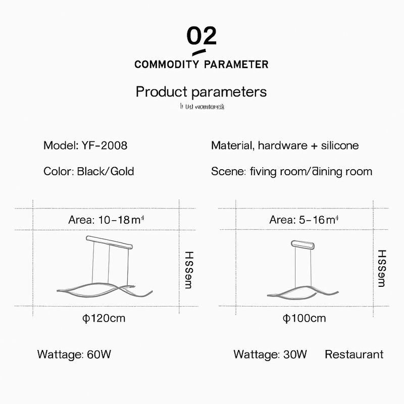 lustre moderne minimaliste pour intérieur