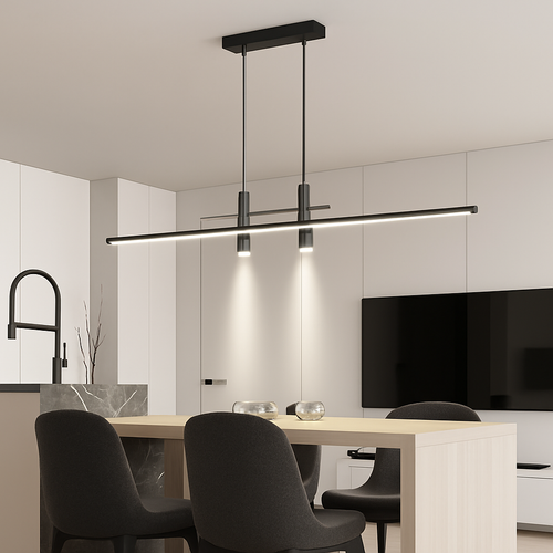 lustre moderne minimaliste pour cuisine et salle à manger