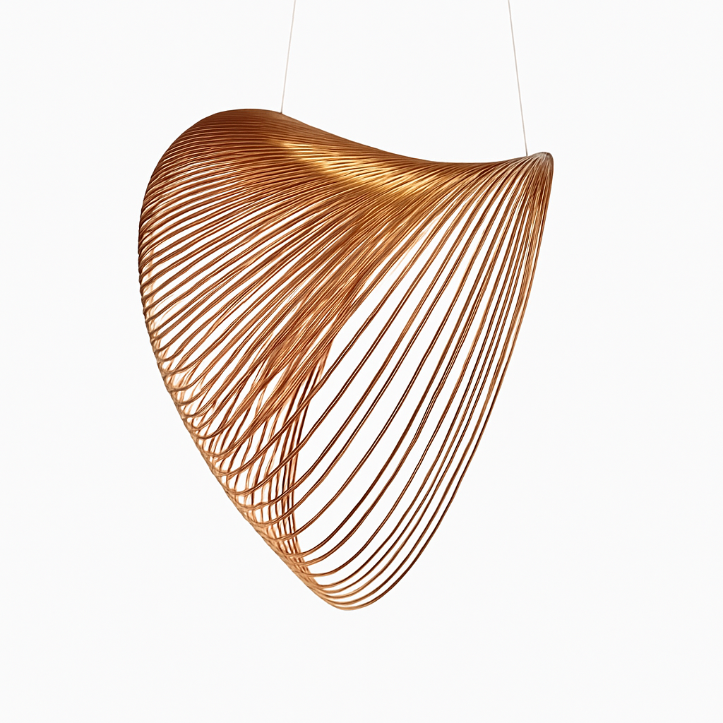 Lustre nordique en bois acrylique nid d’oiseau suspension LED lumières Table cuisine salle à manger décor à la maison éclairage intérieur Lustres