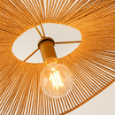 lustre nordique en paille pour décoration moderne intérieure