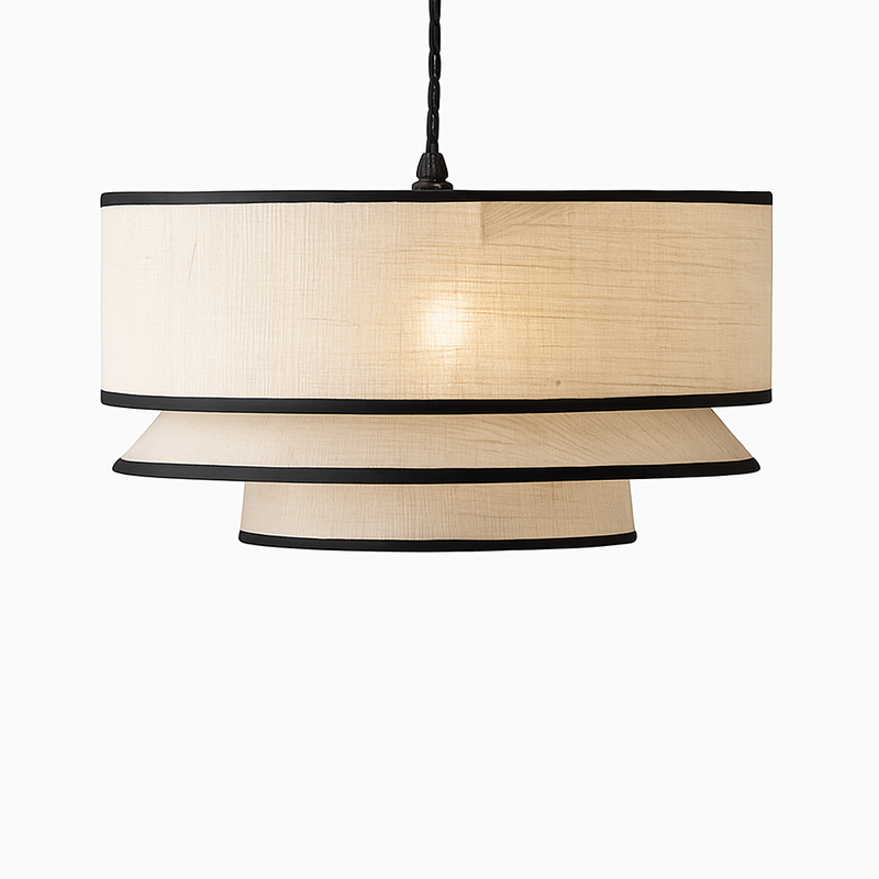 lustre nordique en tissu pour décoration intérieure moderne