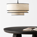 lustre nordique en tissu pour décoration intérieure moderne