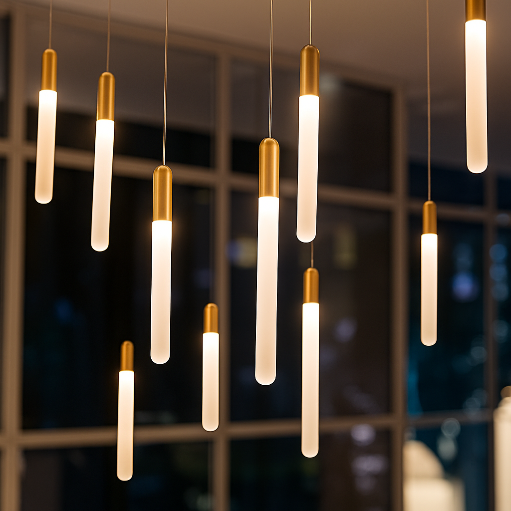 lustre nordique minimaliste design penthouse villa