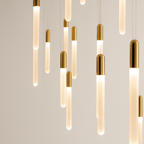 lustre nordique minimaliste suspendu design penthouse villa