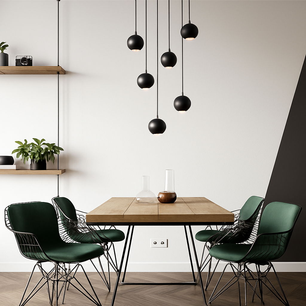 lustre orb design circulaire décoratif pour penthouse - vue 6 sur 18