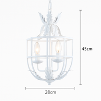 lustre style loft américain vintage en fer nordique rural