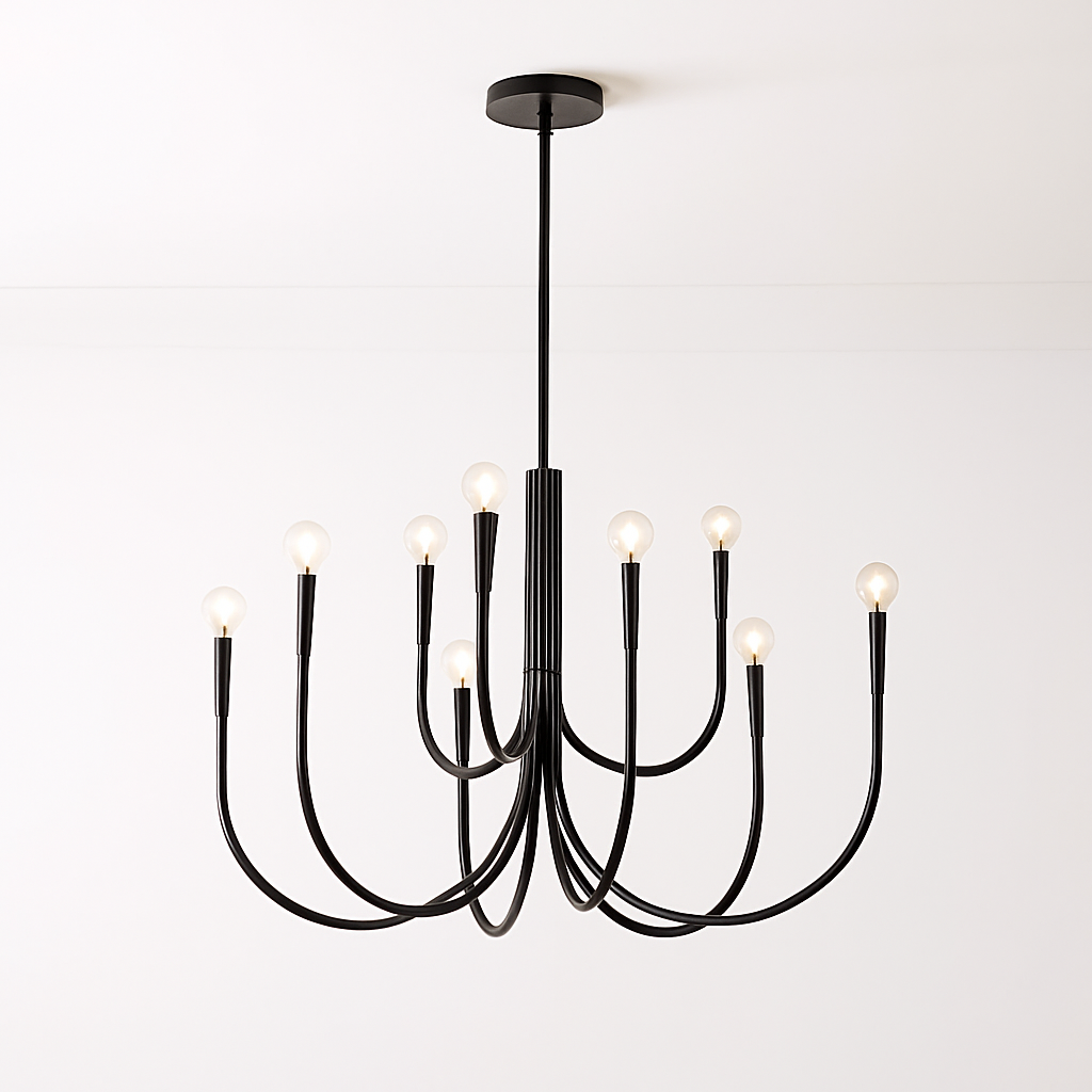 lustre suspendu design rétro avec éclairage led décoratif