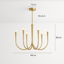 lustre suspendu design rétro avec éclairage led décoratif