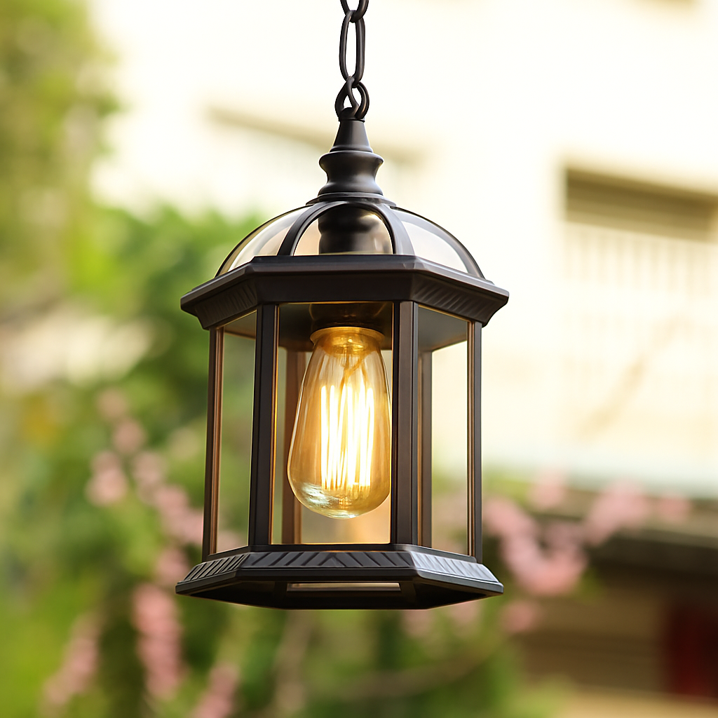 lustre étanche pour balcon extérieur et jardin décoratif - vue 5 sur 10